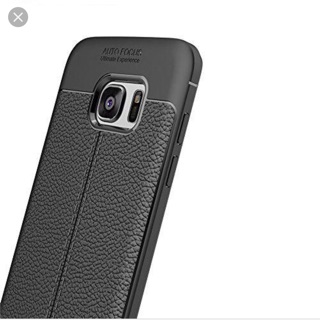 Ốp lưng dẻo Galaxy S7 Edge vân giả da chống sốc cao cấp