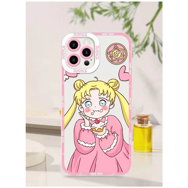 Sailor Moon Ốp Điện Thoại Trong Suốt In Hình Thủy Thủ Mặt Trăng Cho Iphone 6 / 6plus / 6splus / 7 / 7plus / 8 / 8plus / x / xs / xr / se / 11 / 12 / 13 / 14 / pro / max