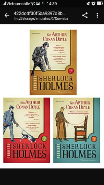 Sách - Sherlock Holmes trọn bộ 3 tập tái bản