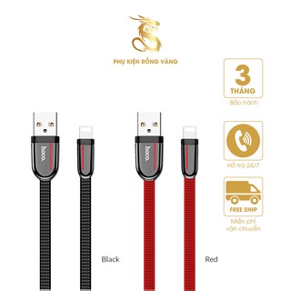 Cáp sạc nhanh 2.4a hoco u74 lightning - micro - typec - dài 1.2m hàng chính hãng