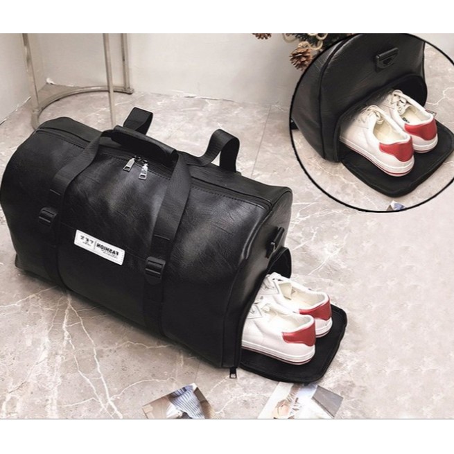 Túi trống du lịch, túi tập Gym thời trang Nam-Nữ, có ngăn để giày.