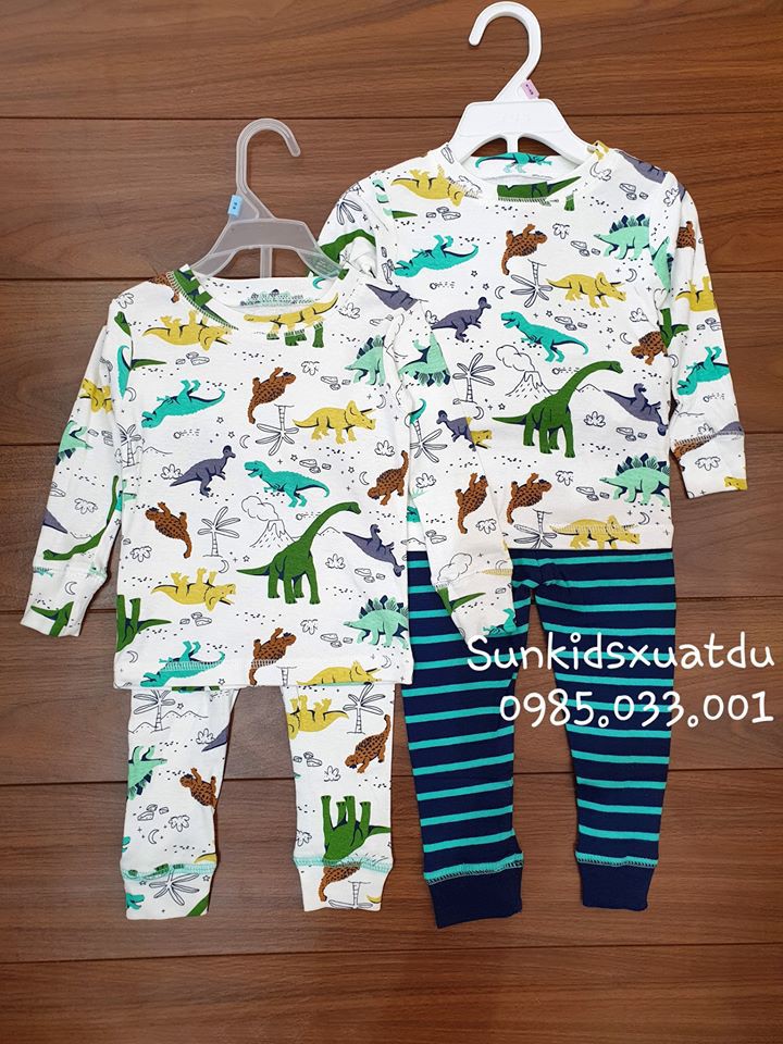 Bộ bé trai Just nhiều khủng long