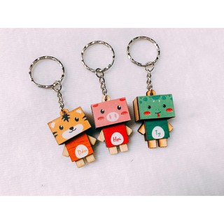 Combo 100 móc khóa danbo con giáp