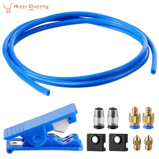 Bộ ptfe ống cắt ống + vòi máy in 3d cho creality ender 3/3 pro/5 cr-10/10s