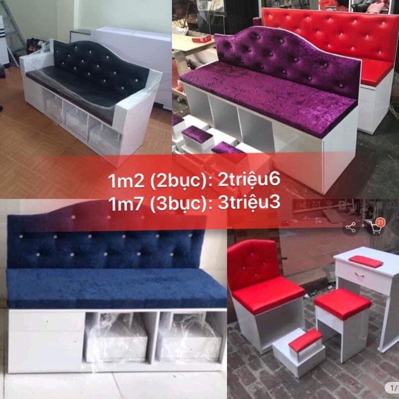 Ghế nails giá rẻ