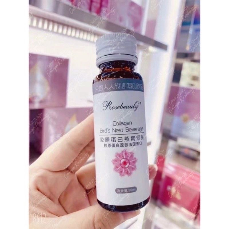 NƯỚC YẾN TRẮNG COLLAGEN TRẮNG DA HỘP 8 LỌ CHÍNH HÃNG ĐẸP DA