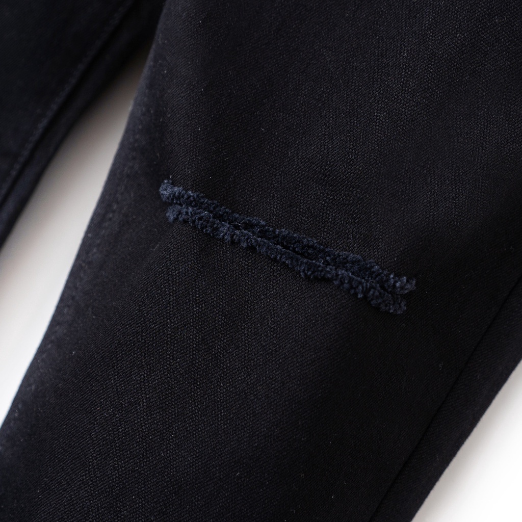 A/G Quần Jean Nam Cao Cấp Đen Rách Gối ZIPPER Phom Skinny Phong Cách Năng Động Trẻ Trung | BigBuy360 - bigbuy360.vn