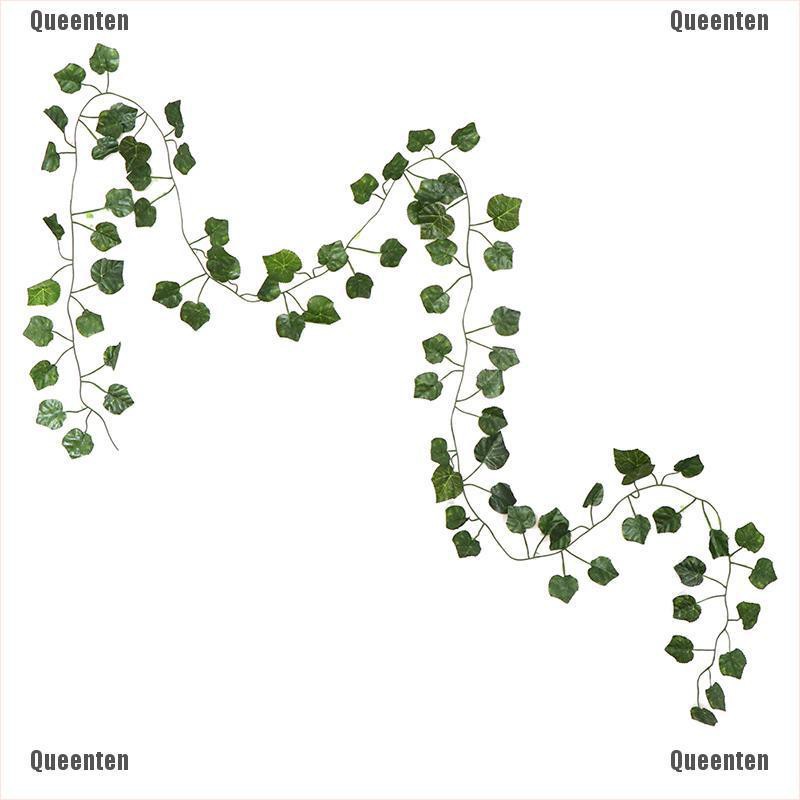 ★Lá Nho Nhân Tạo Bằng Lụa Màu Xanh Lá Cây Treo Trang Trí Nhà Cửa / Tiệc Cưới / Sân Vườn