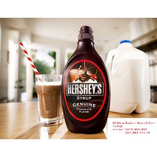 Sốt sô cô la tươi Hershey's chai bé