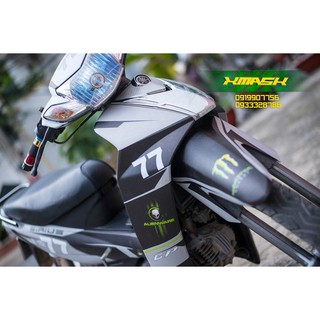 Tem Xe Yamaha Sirius Mẫu Monster