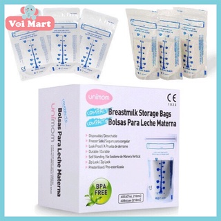 ✔️CHÍNH HÃNG✔️ HỘP 30 TÚI ĐỰNG SỮA MẸ (TRỮ SỮA MẸ) UNIMOM COMPACT KHÔNG CÓ BPA 210ML (30 TÚI/HỘP)
