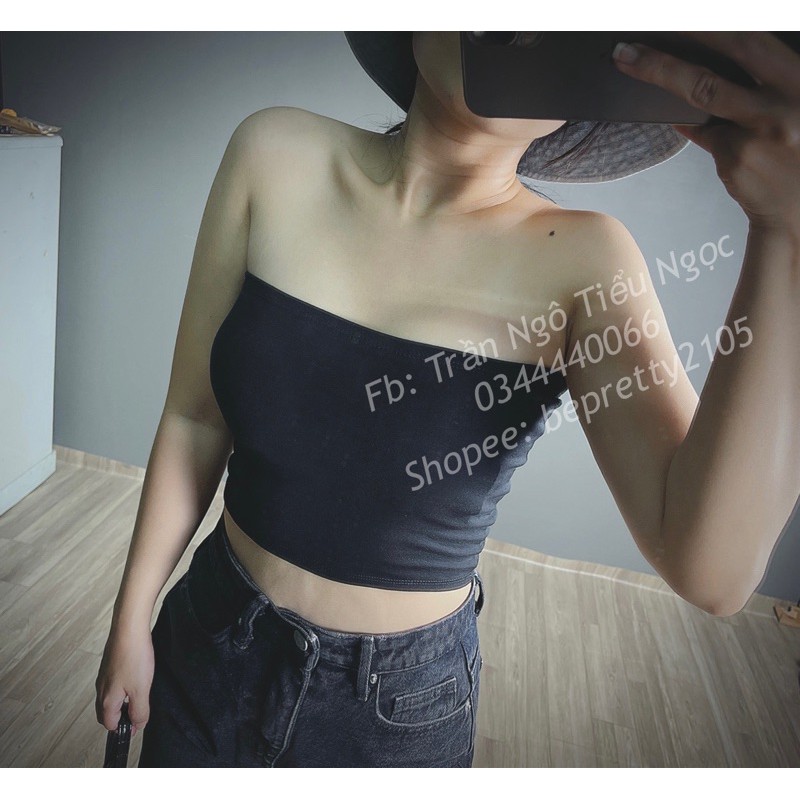 [ẢNH THẬT - VER.2] Áo ống trơn vải đẹp form dài (cao trên rốn) | BigBuy360 - bigbuy360.vn