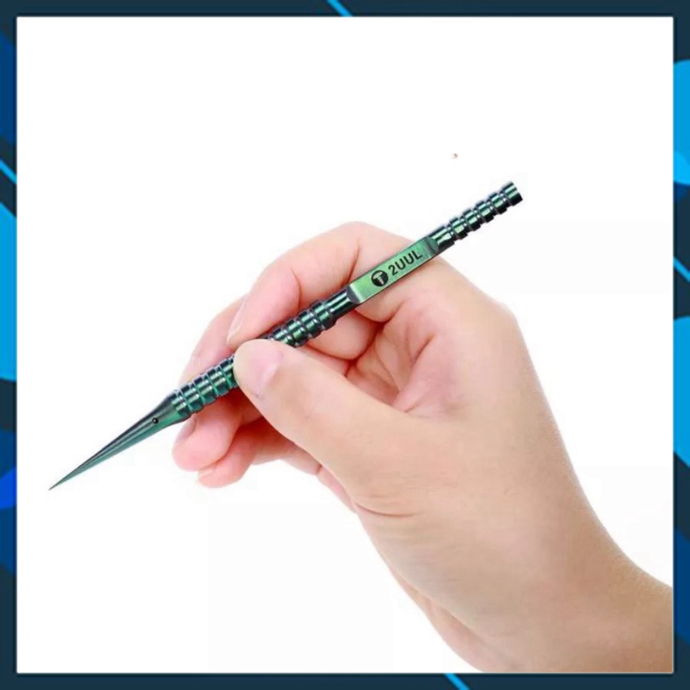 Panh nhíp titan 2UUL (đầu thẳng, đầu cong) XANH LÁ