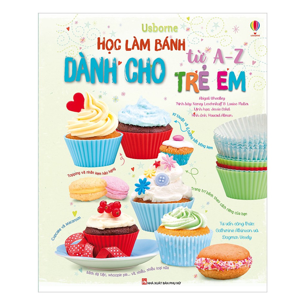 Sách-Học làm bánh từ A-Z dành cho trẻ em