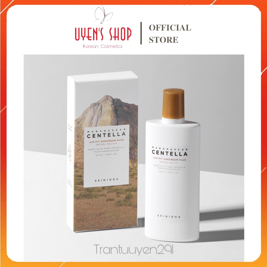 (Mẫu mới) Kem chống nắng Skin1004 Madagascar Centella Air-fit Suncream Plus SPF50+ PA++++ 50ml