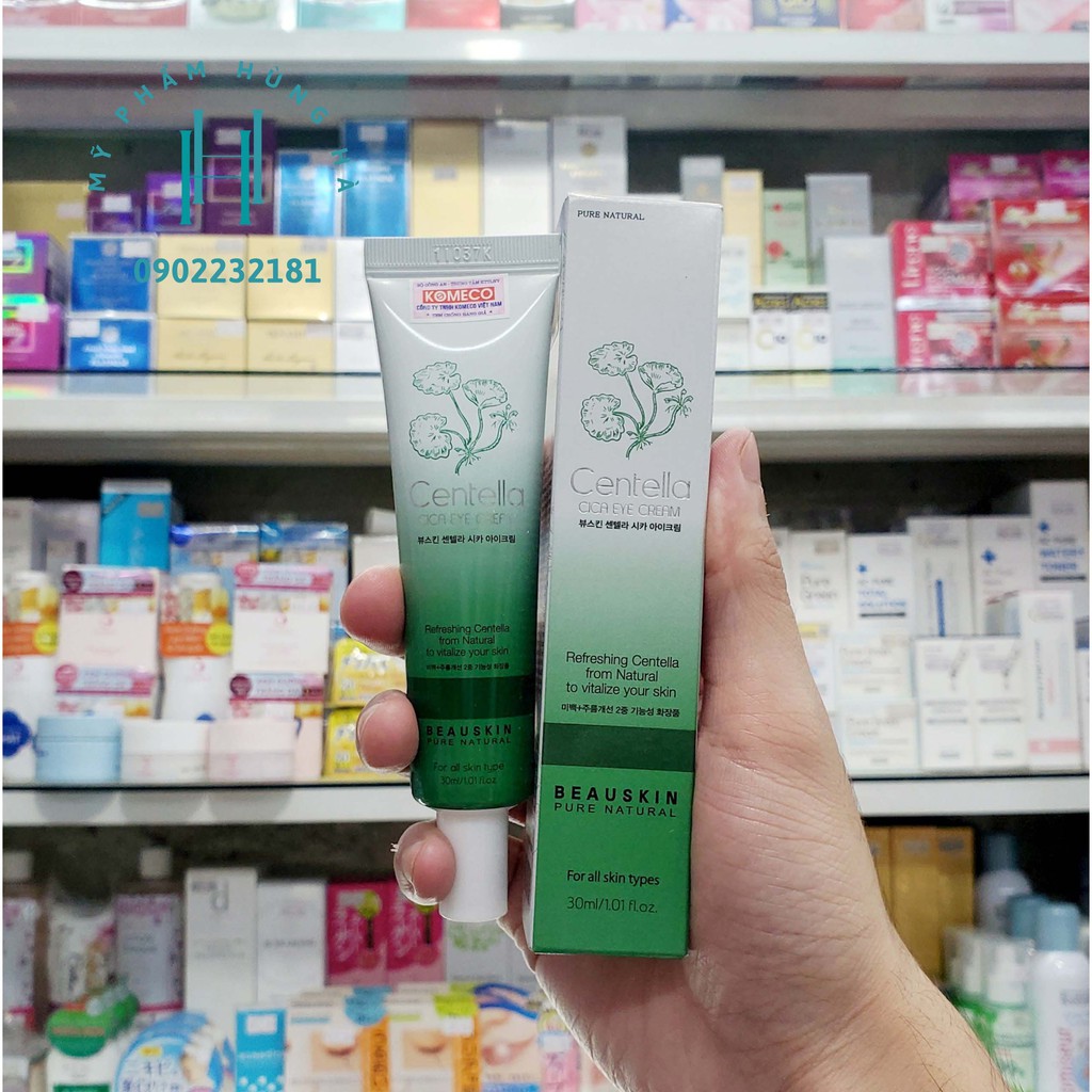 Kem dưỡng vùng mắt Beauskin Centella Cica Eye Cream 30g