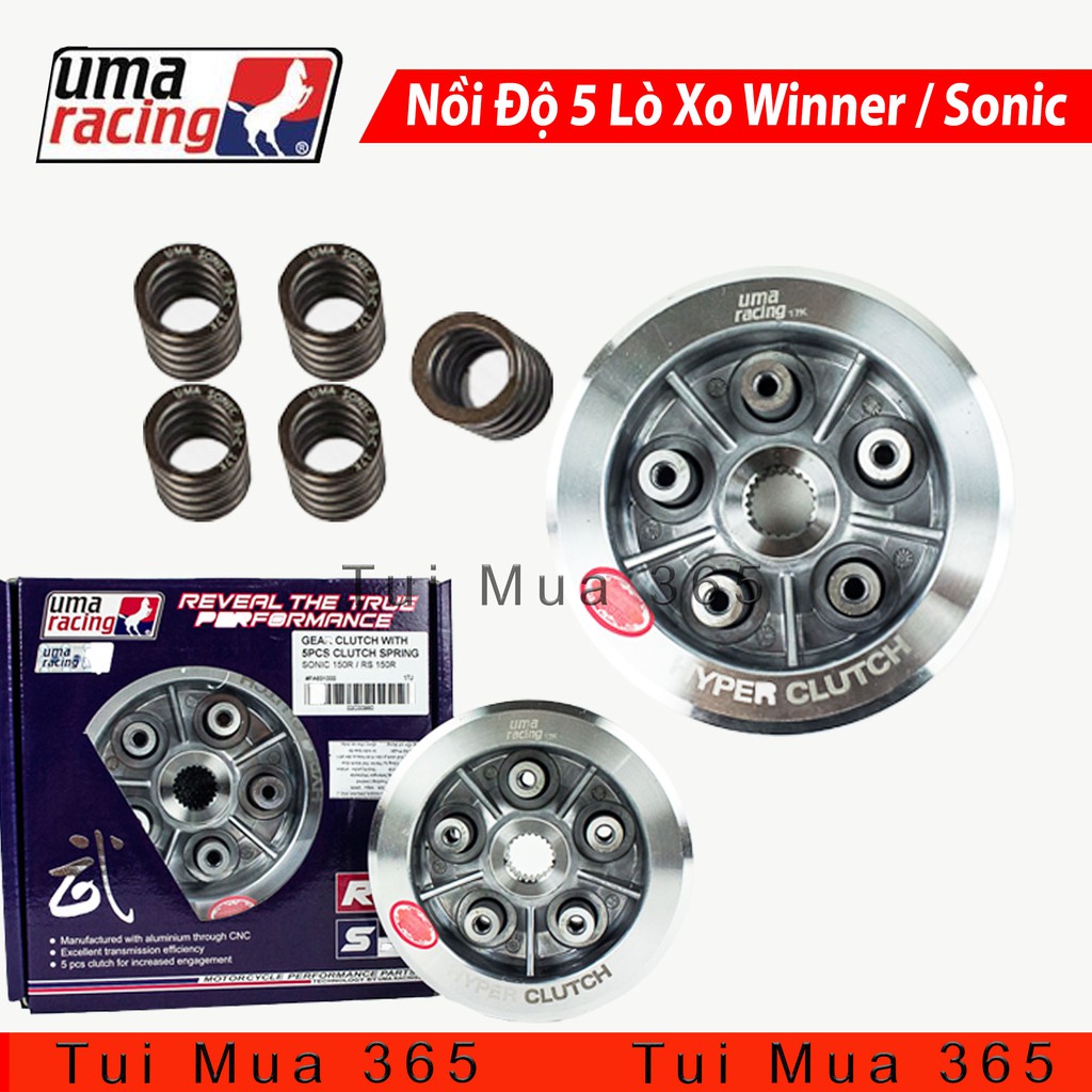 Nồi Độ Uma Racing 5 Lò Xo Dùng Cho Winner, Sonic 150cc