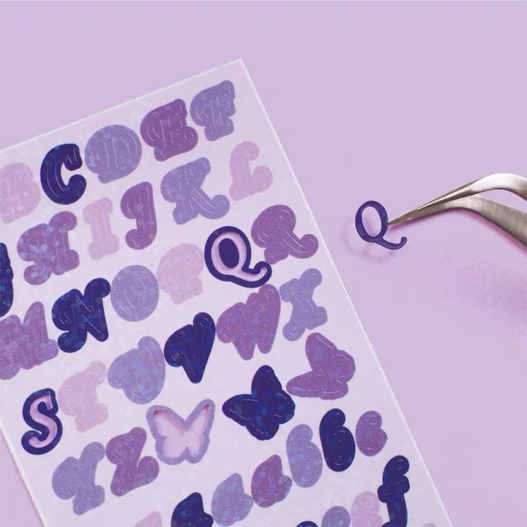 Letter sticker decoration diary sticker