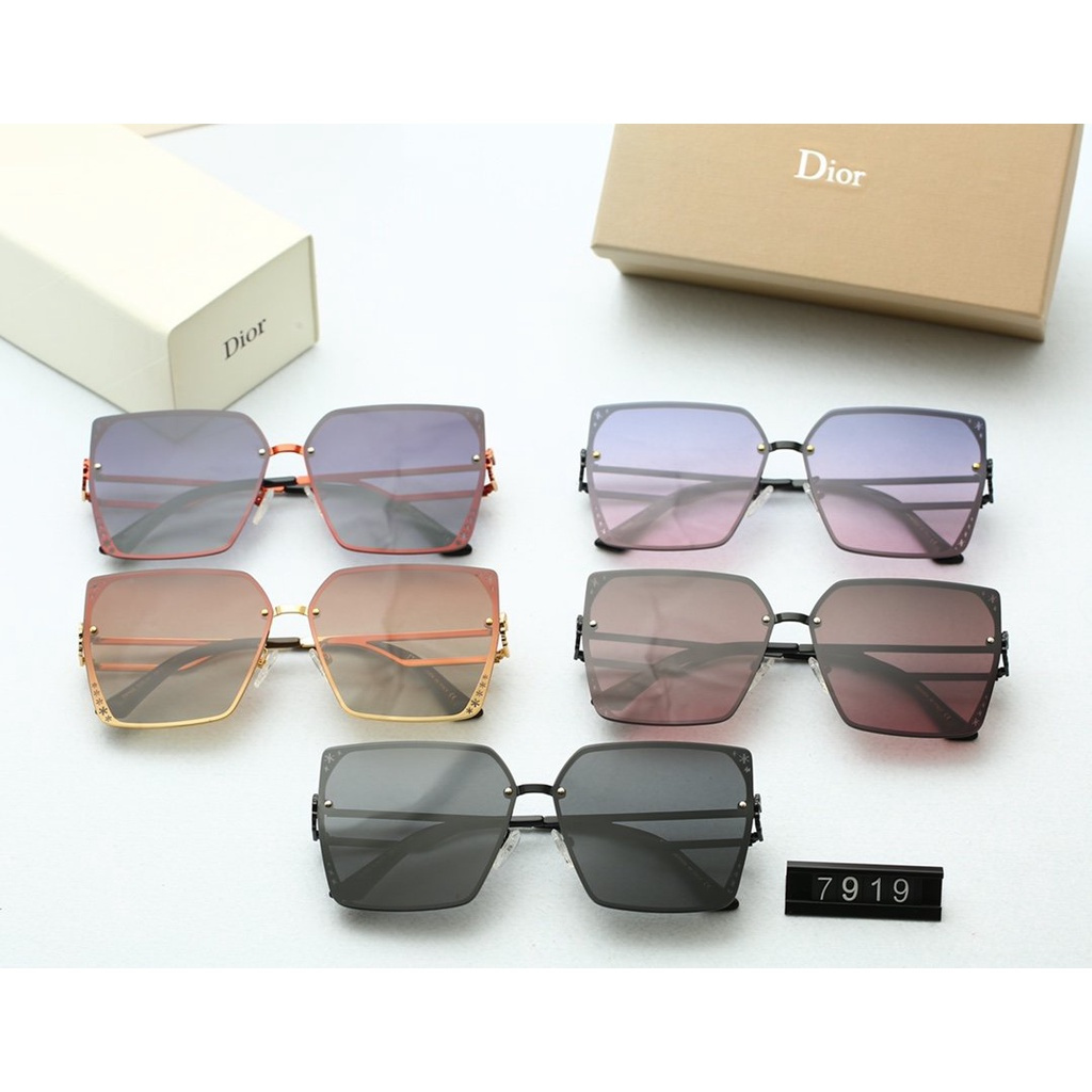 Dior_ Kính râm hàng hiệu dành cho nam và nữ Polarized chính hãng (Có hộp và hộp đựng kính)