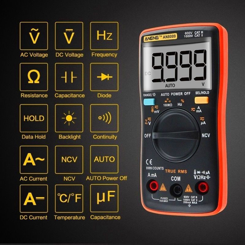 Multimeter Đồng hồ vạn năng ANENG AN8009