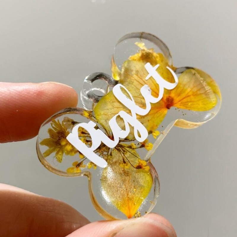 Khuôn Làm Móc Khóa / Vòng cổ / Bông Tai Bằng Silicone Hình Bàn Chân Chó DIY M