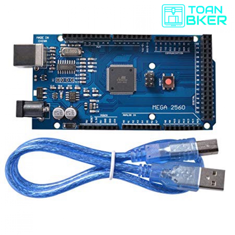 Arduino mega 2560 chip ch340 nạp sẵn code Marlin cho máy in 3D Prusa