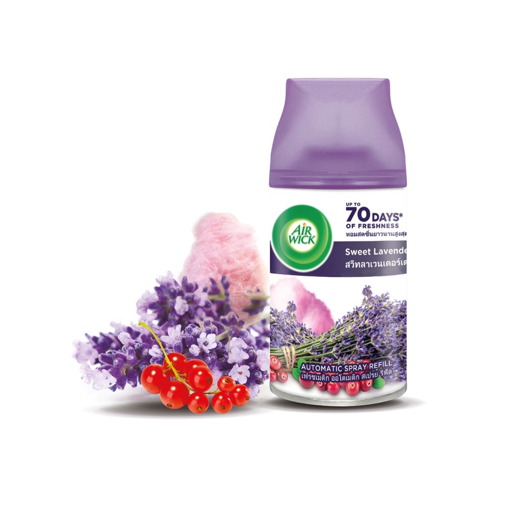 Bình (Lõi) Xịt Phòng Tự Động cao cấp Air Wick Life Scents (Hương Sweet Lavender - NK Thailand)