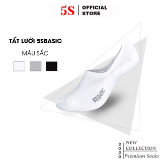 Tất Lười Nam 5S, Chất Cotton Mềm Mịn, Kháng Khuẩn, Chống Hôi Chân