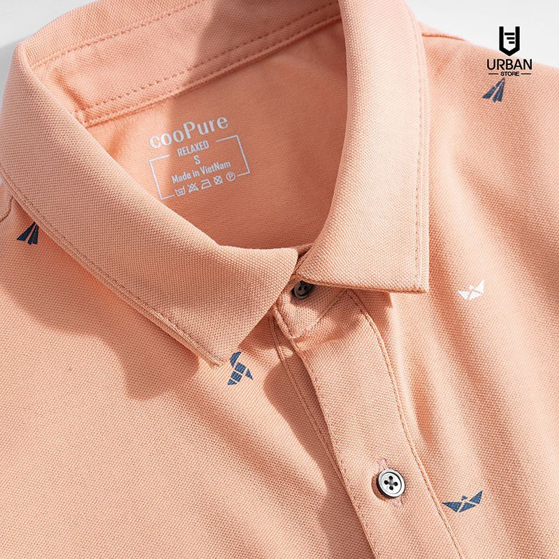 Áo Polo Nam cooPure, Áo Polo Nam Chất Liệu Cotton 95% Origami Printing NO.1825 | BigBuy360 - bigbuy360.vn