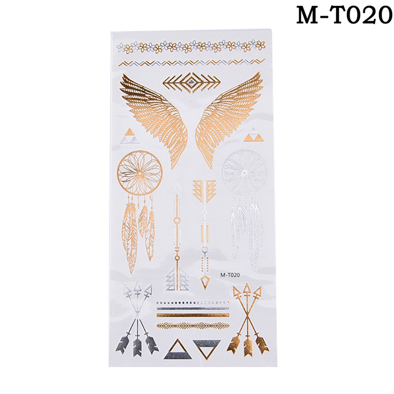 Khung dán hình xăm tạm thời chống nước phong cách quyến rũ cho nữ