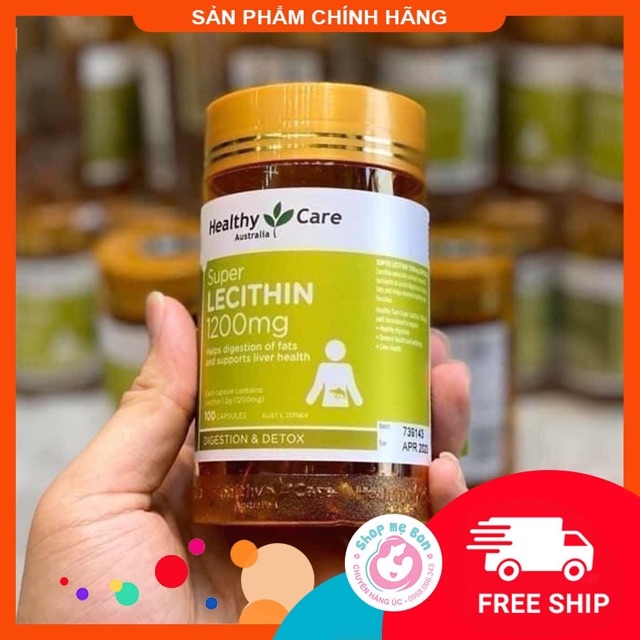 Mầm đậu nành Healthy care Lecithin 100 viên - Đủ bill Chemist - Beauty Shop | BigBuy360 - bigbuy360.vn