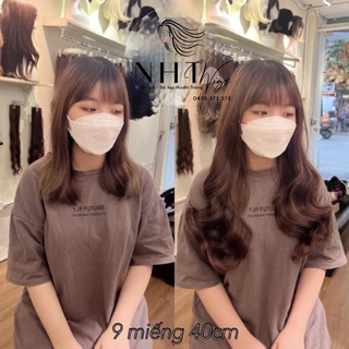 ( Hàng đẹp ) Set tóc kẹp 9 phím tơ hàn cao cấp