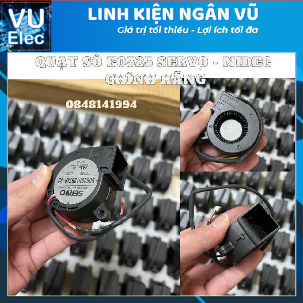 Quạt sò 12V0.23A chính hãng NIDECQuạt Encoder 1 xung 12V 0.5W