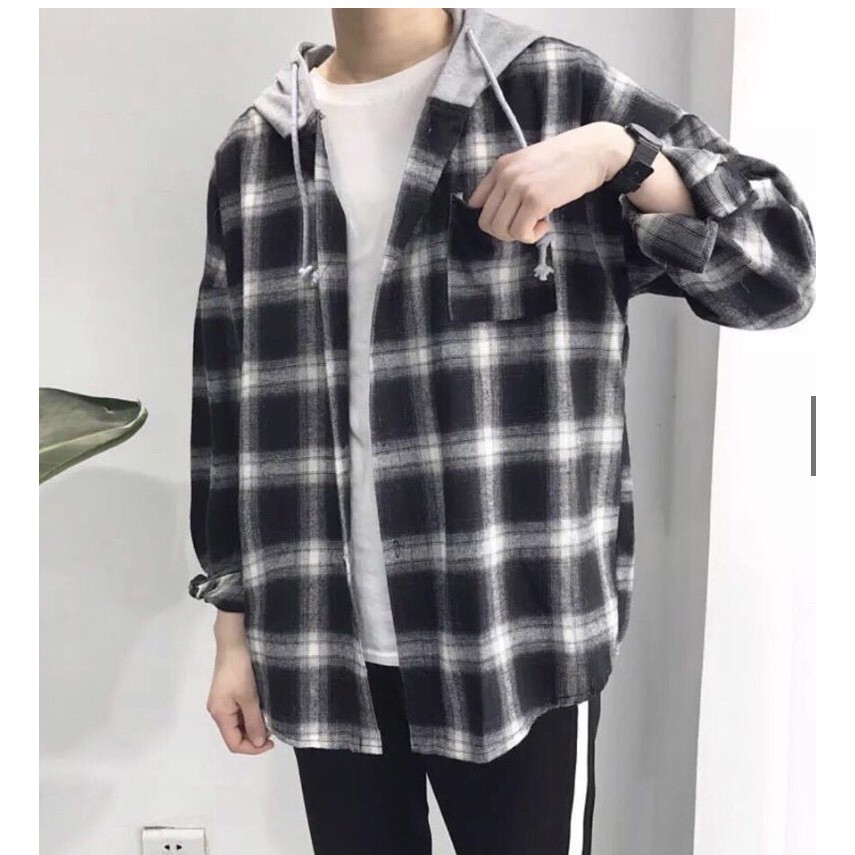 ÁO KHOÁC UNISEX 🚚FREE SHIP🚚 ÁO KHOÁC karo 3 màu unisex from rộng cực chất | BigBuy360 - bigbuy360.vn