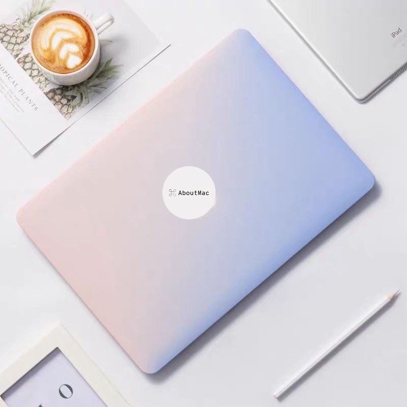 Case ,Ốp Mácbook Màu OMBRE Đủ Dòng (Tặng Kèm Nút Chống Bụi + Bộ kẹp chống gãy sạc)
