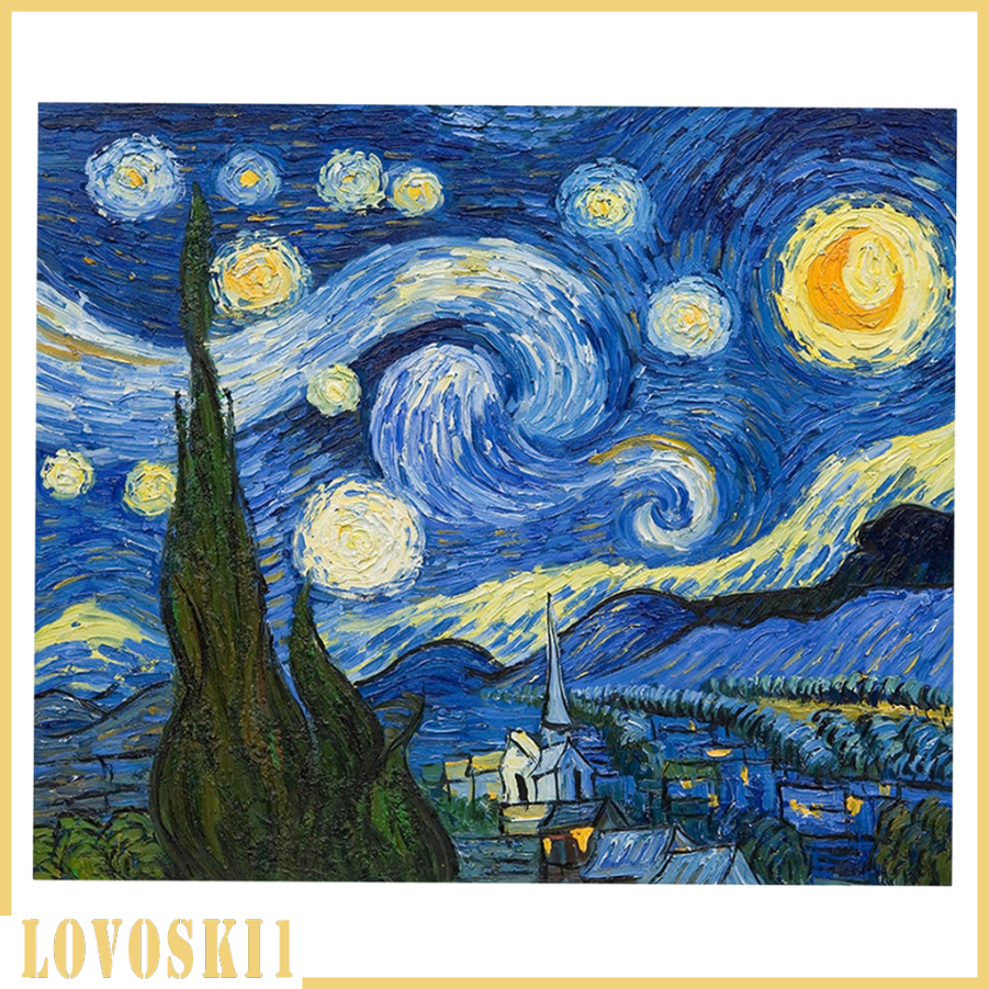 Bộ Tranh Đính Đá 5d Tự Làm Hình Những Bức Tranh Van Gogh 1