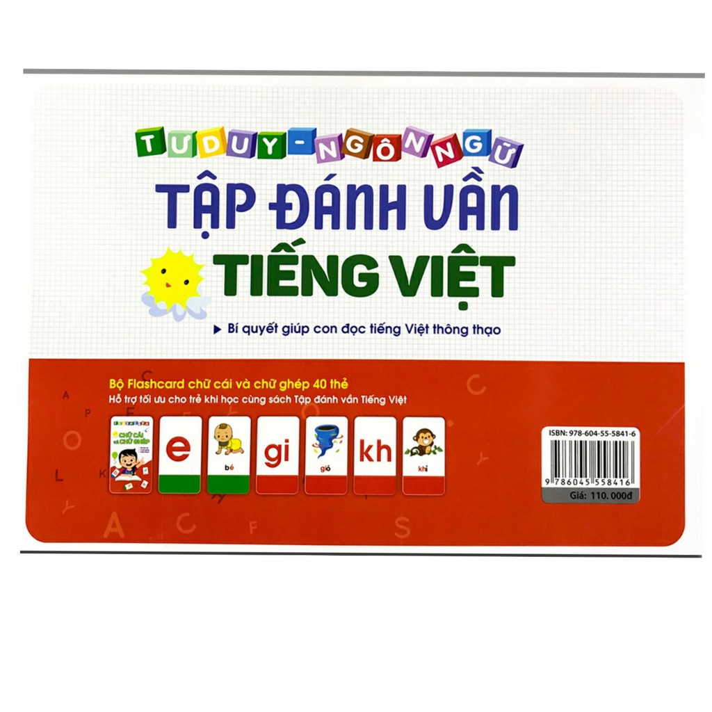 Sách Tập đánh vần tiếng việt ( phiên bản mới nhất )