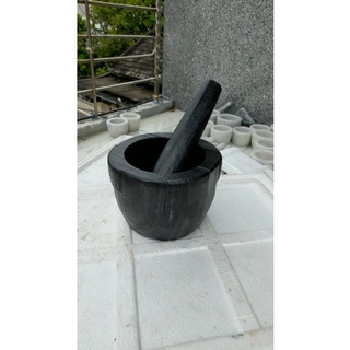 Cối đá size 16 đen trắng