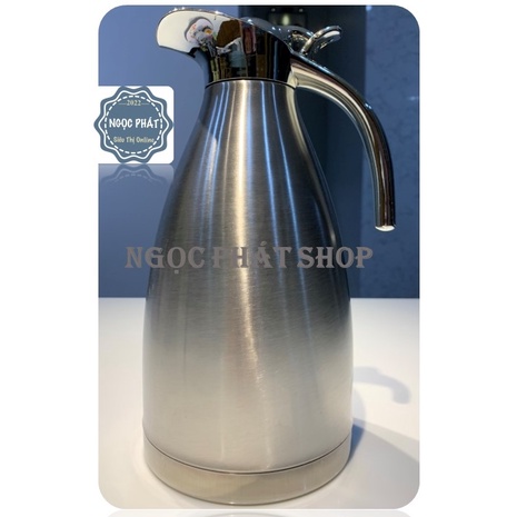 BÌNH ĐỰNG NƯỚC INOX 2l MỎ VỊT ĐẸP, SÁNG BÓNG