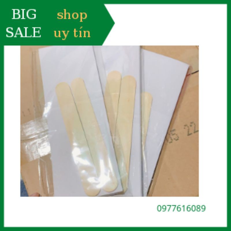 COMBO 50 TỜ GIẤY VÀ 2 QUE GỖ WAX LÔNG