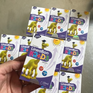 LineaBon K2+D3 - Bổ sung vitamin K2, D3. Tăng cường hấp thu canxi tối đa (Lọ 10ml)