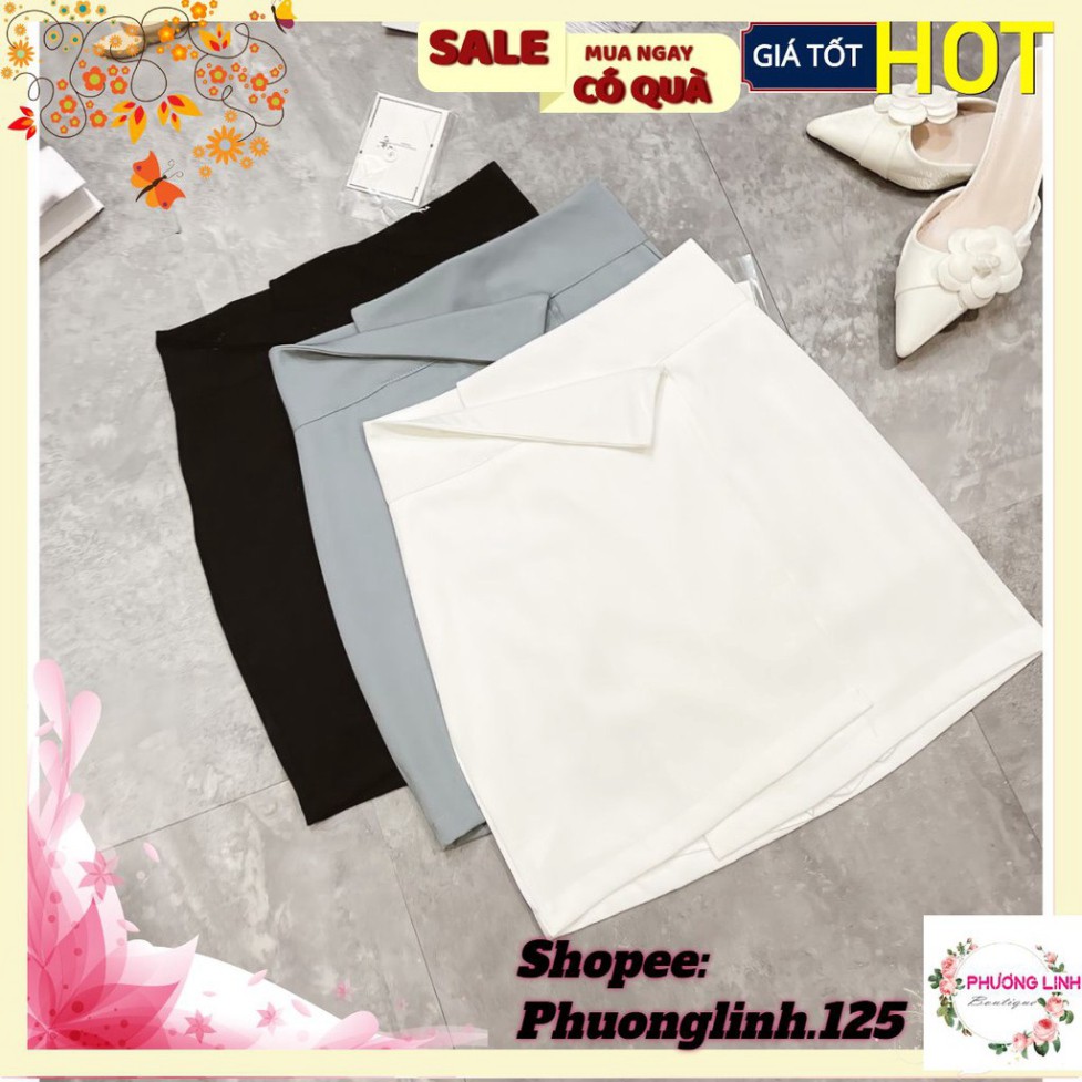 [Mã FAXANH55 giảm 10K đơn 50K] MECHIPXINH - CHÂN VÁY A CẠP LẬT 3 MÀU CHO NỮ | BigBuy360 - bigbuy360.vn