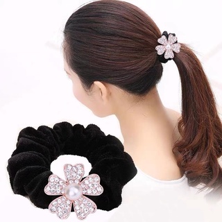 Combo 5 dây cột tóc nhung đính đá cao cấp