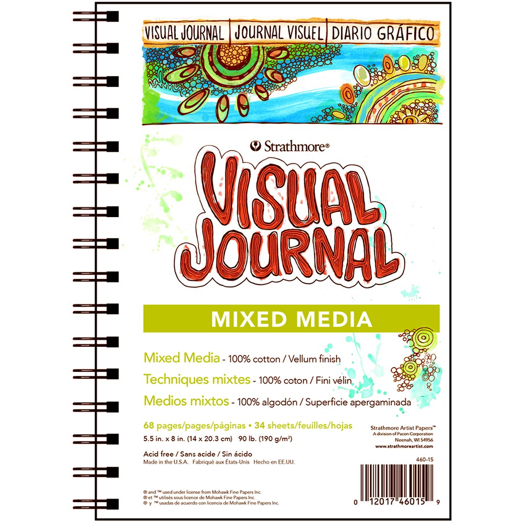 [ARBAT] Sổ vẽ đa chất liệu Strathmore Visual Journal - Mixed Media