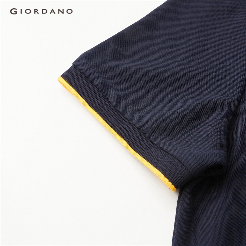 [ Mã 12FASHIONSALE1 giảm 10K đơn 50K ] Áo Thun Polo GIORDANO 01011425 Tay Ngắn Đơn Giản Thoải Mái Cho Nam | BigBuy360 - bigbuy360.vn