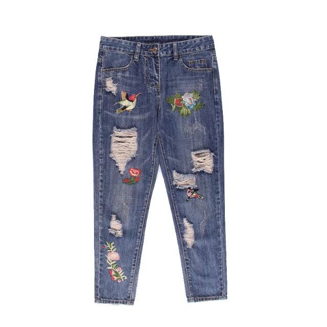 Quần bò thêu chim NEW 2018