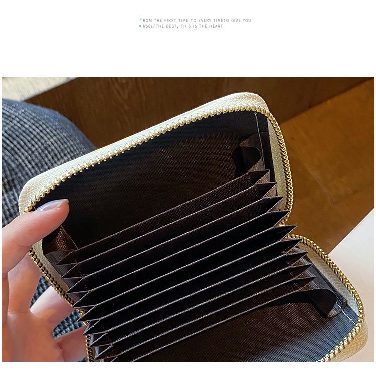 YA ZHOU LONG  Ví Ngắn Đựng Thẻ ID / Tiền Xu Nhỏ Xinh in Họa Tiết Hoạt Hình Kiểu Nhật Bản Dễ Thương Cho Bạn Gái