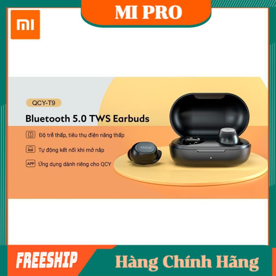 Tai Nghe Bluetooth Xiaomi QCY T9 True Wireless✅ Hàng Chính Hãng Bảo Hành 12 Tháng