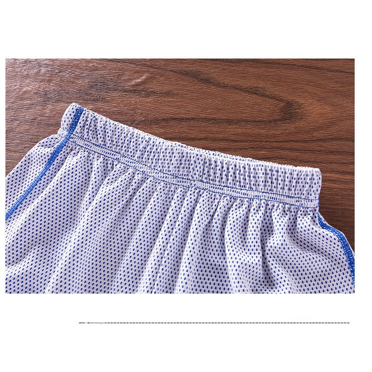 Bộ Đồ Thể Thao Áo Thun Tay Ngắn Phối Quần short Phối Lưới Nhanh Khô Cho Bé Trai