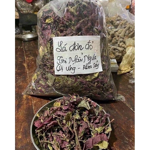 Lá đơn đỏ khô 1kg